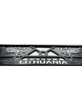 Номерная рамка с рельефным знаком LITHUANIA